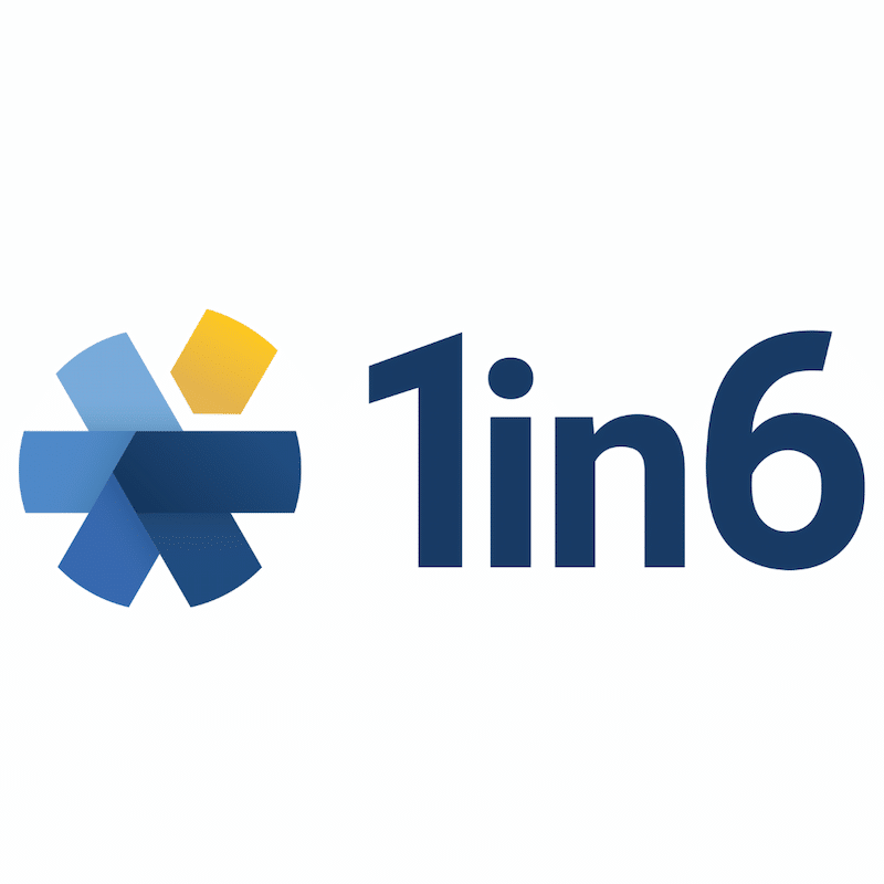1in6 Logo